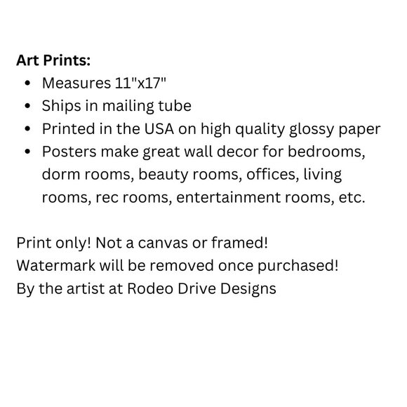 HELLO KITTY GUCCI FASHION MASH 11X17 HELLO KITTY ART BY THE ARTIST DENARDAI - Picture 3 of 3